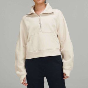 Scuba Oversized Funnel Neck Half-Zip